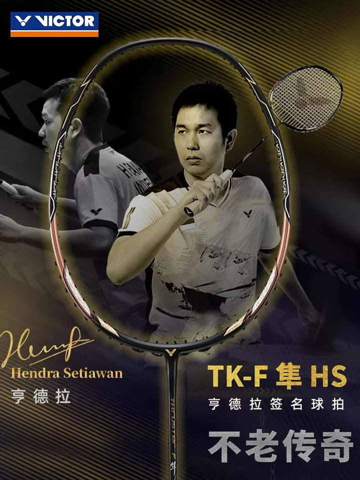 Victor Thruster TK-F Black Gold HS (HENDRA SETIAWAN) Badminton