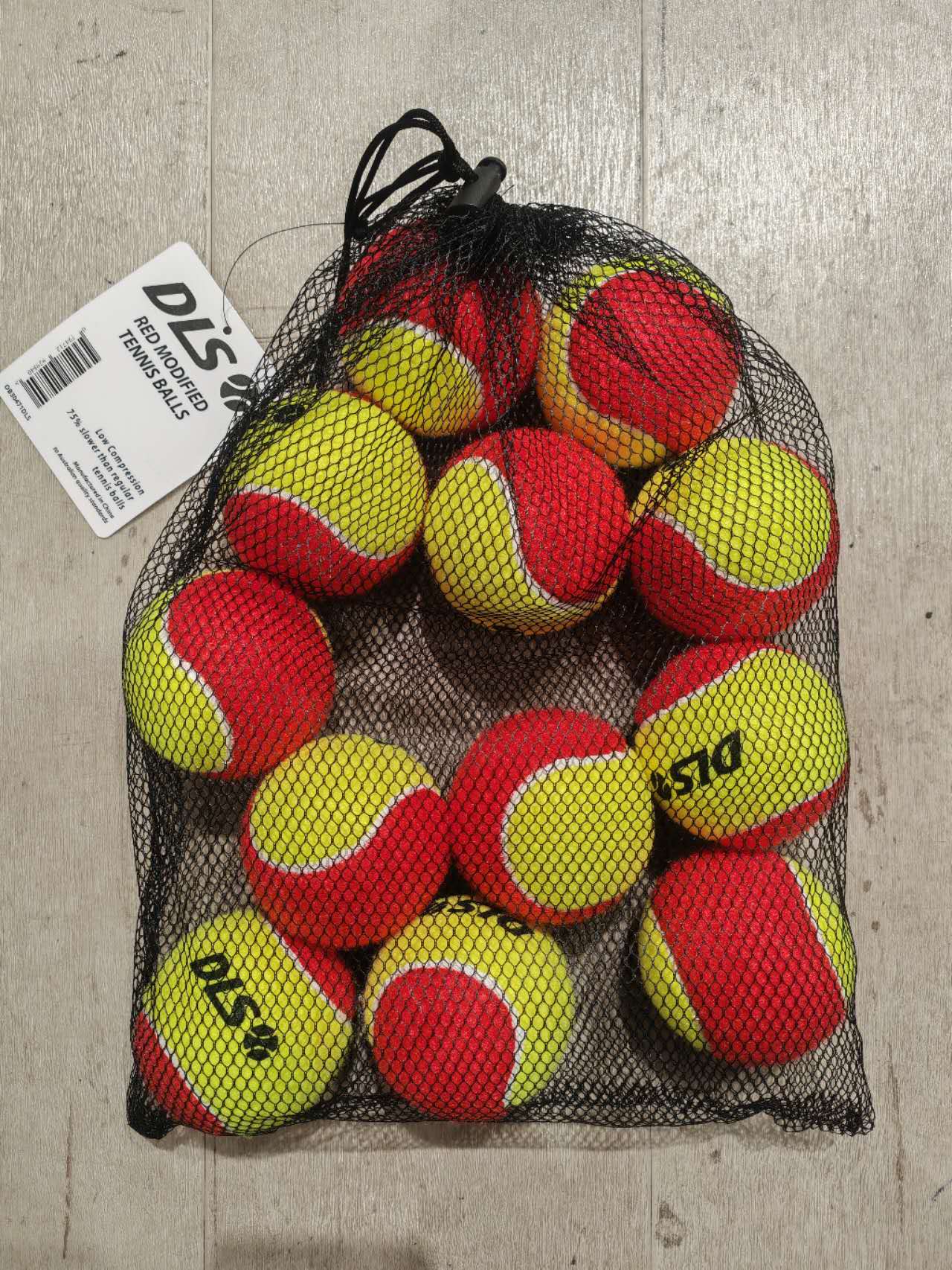 DLS Red Tennis ball Pack of 12 – Pro Racquet