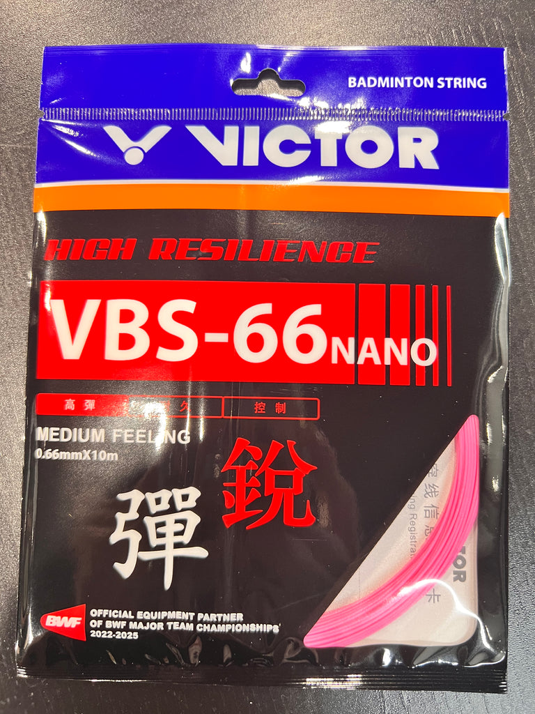 Victor Badminton String VBS-66 Nano 10m Set – Pro Racquets