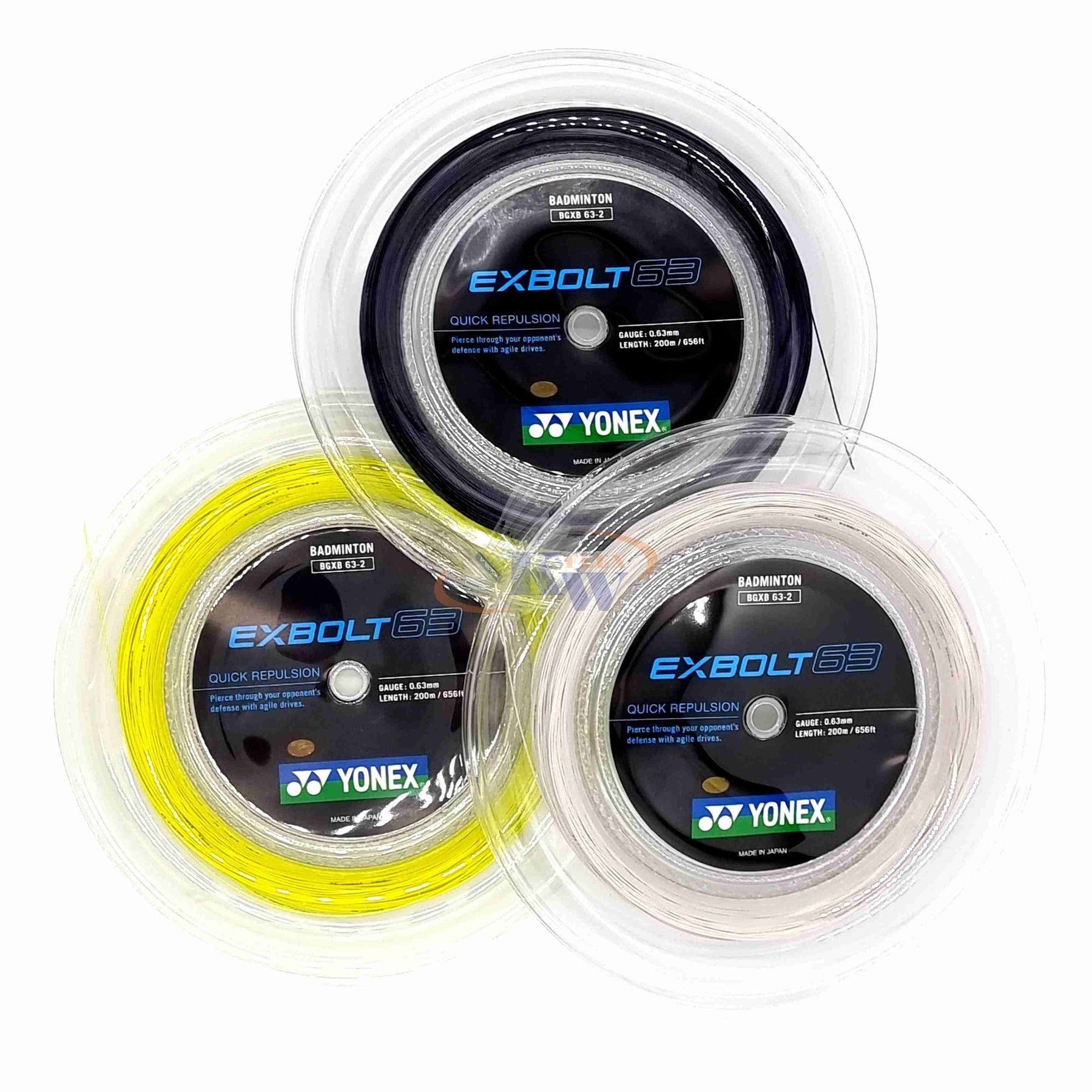 YONEX EXBOLT 63 Badminton String 200M – Pro Racquets